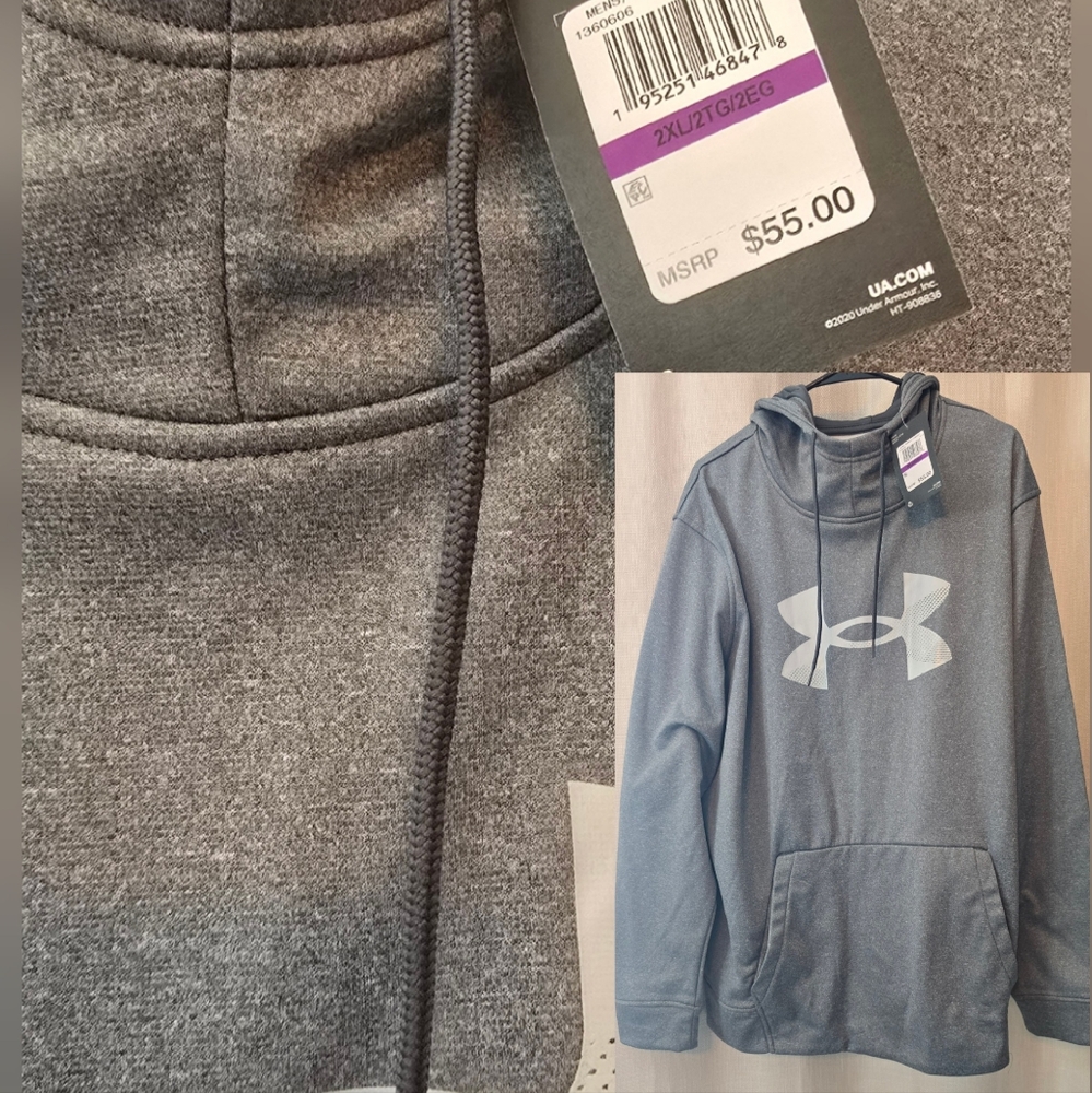 Under Armour Charcoal Hoodie with Logo
